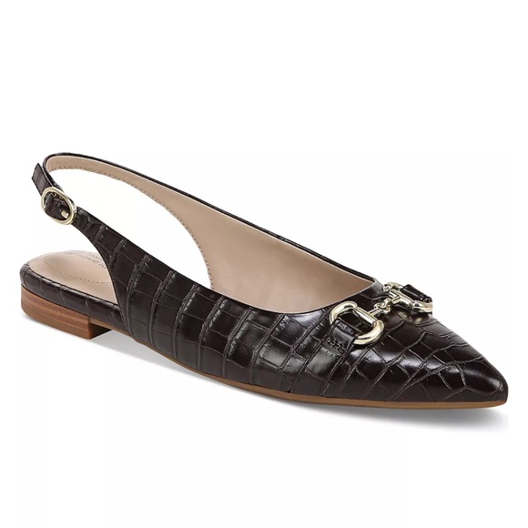 Giani Bernini Shoes - Women's Emersynn Memory Foam Pointed Toe Slingback Flats
